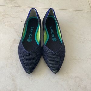 Rothy's Points Metallic Lattice Stitch Size 8